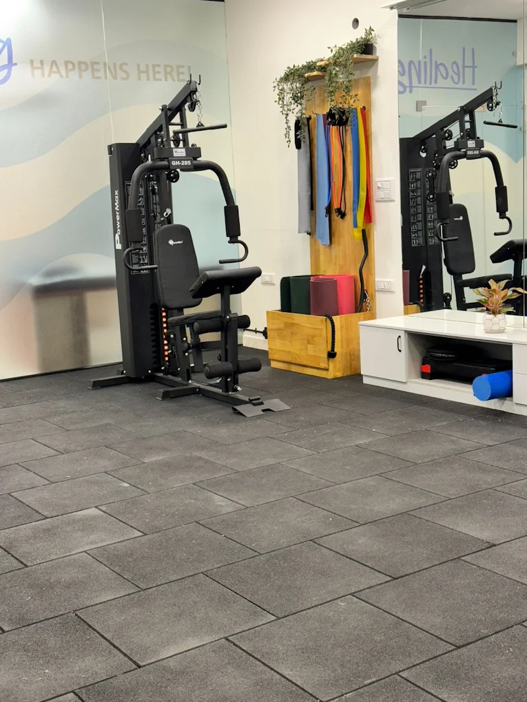 Modern physiotherapy equipment at Rebalance