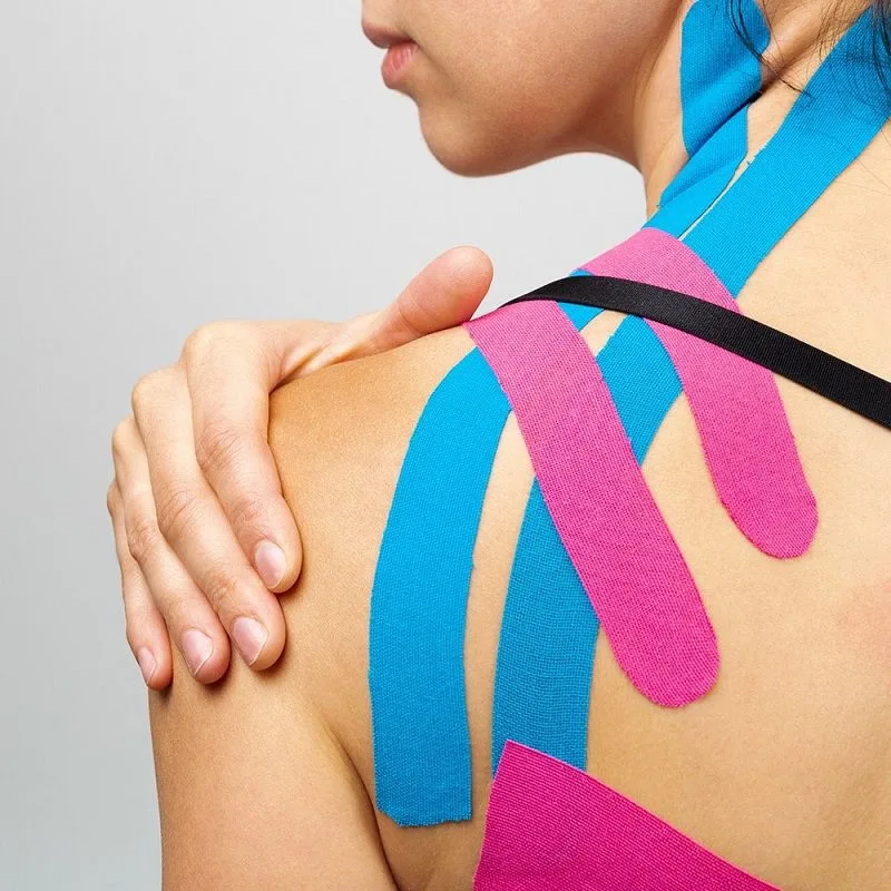 Kinesiotaping for joint support and injury recovery