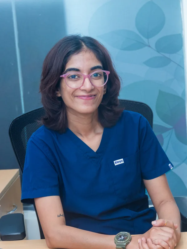 Dr. Raksha Parashar, Senior Physiotherapist at ReBalance Physiotherapy Clinic in Whitefield, Bengaluru