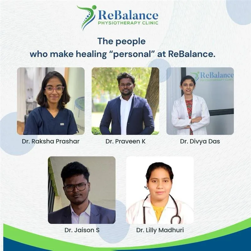 ReBalance Physiotherapy Clinic Team in Whitefield Bangalore